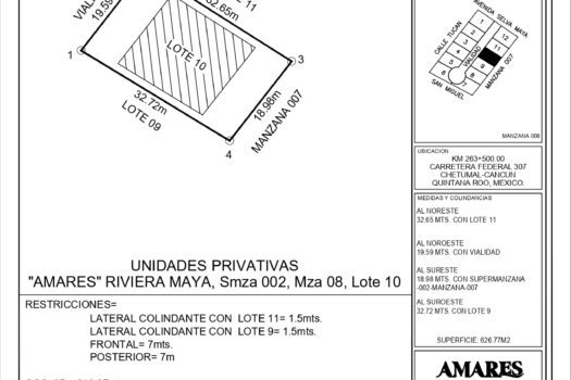 Amares SM2, M8, L10 – Residential Lot 6,745.5 ft²