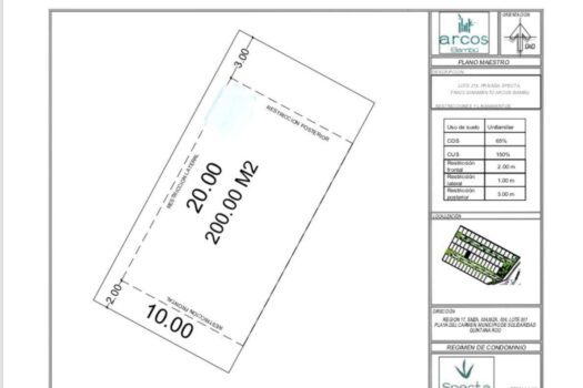 Arcos de Bambu – Lot  200 m2 Unidad 221